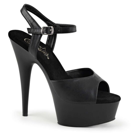 Pleaser Sandalette DELIGHT-609 Schwarz EU-35 / US-5