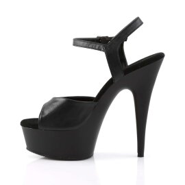 Pleaser Sandalette DELIGHT-609 Schwarz EU-35 / US-5