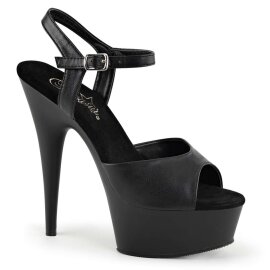 Pleaser Sandalette DELIGHT-609 Schwarz EU-37 / US-7