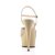 Pleaser Sandalette DELIGHT-609 Creme EU-37 / US-7