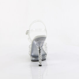 Fabulicious LIP-108RS Sandaletten Clear Strass Transparent EU-40 / US-10