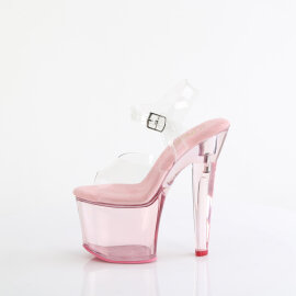 Pleaser LOVESICK-708T Plateau Sandaletten Rauch Pink EU-38 / US-8
