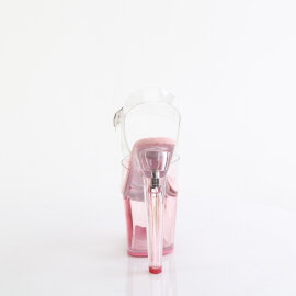 Pleaser LOVESICK-708T Plateau Sandaletten Rauch Pink EU-38 / US-8