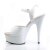 Pleaser Sandalette DELIGHT-609 Weiß EU-37 / US-7