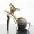 Pleaser Sandalette DELIGHT-609G Gold Multi Glitter Chrom EU-35 / US-5