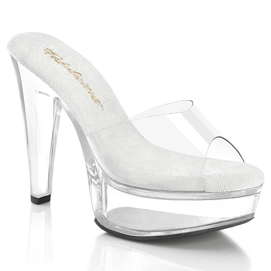 Fabulicious MARTINI-501 Plateau Pantoletten Clear EU-39 / US-9