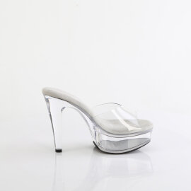 Fabulicious MARTINI-501 Plateau Pantoletten Clear EU-39 / US-9