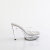 Fabulicious MARTINI-501 Plateau Pantoletten Clear EU-39 / US-9