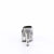 Fabulicious MARTINI-501 Plateau Pantoletten Clear Rauch Schwarz EU-37 / US-7