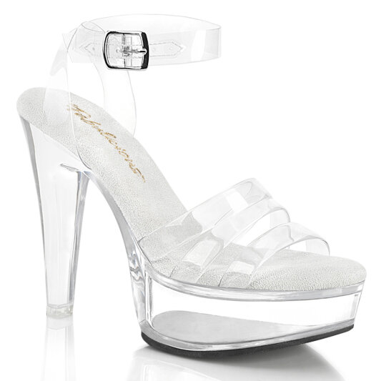 Fabulicious MARTINI-505 Plateau Sandaletten Clear EU-39 / US-9