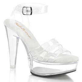 Fabulicious MARTINI-505 Plateau Sandaletten Clear EU-39 / US-9