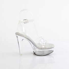Fabulicious MARTINI-505 Plateau Sandaletten Clear EU-39 / US-9