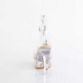 Fabulicious MARTINI-505 Plateau Sandaletten Clear Beige EU-38 / US-8