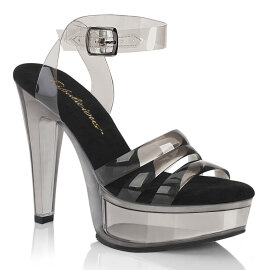 Fabulicious MARTINI-505 Plateau Sandaletten Rauch Schwarz...