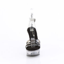 Fabulicious MARTINI-505 Plateau Sandaletten Rauch Schwarz...