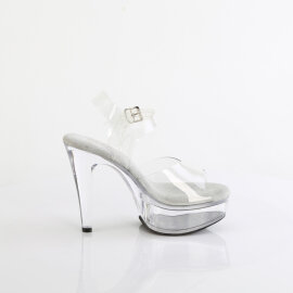 Fabulicious MARTINI-508 Plateau Sandaletten Clear EU-39 / US-9
