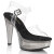 Fabulicious MARTINI-508 Plateau Sandaletten Clear Rauch Schwarz EU-37 / US-7