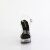 Fabulicious MARTINI-508 Plateau Sandaletten Clear Rauch Schwarz EU-38 / US-8