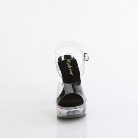 Fabulicious MARTINI-508 Plateau Sandaletten Clear Rauch...