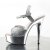 Pleaser Sandalette DELIGHT-609G Silber Multi Glitter Chrom EU-35 / US-5