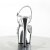 Pleaser Sandalette DELIGHT-609G Silber Multi Glitter Chrom EU-35 / US-5