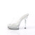 Fabulicious MAJESTY-501 Plateau Pantoletten Clear EU-39 / US-9