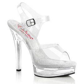 Fabulicious MAJESTY-508 Plateau Sandaletten Clear EU-36 / US-6