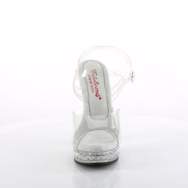 Fabulicious MAJESTY-508SDT Plateau Sandaletten Clear...