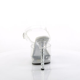 Fabulicious MAJESTY-508SDT Plateau Sandaletten Clear EU-37 / US-7