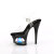 Pleaser MOON-708DIA Plateau Sandaletten Lack Schwarz EU-35 / US-5