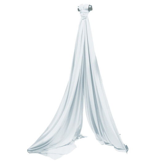 Aerial Silk Vertikaltuch Weiß