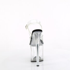 Pleaser NAUGHTY-808 Plateau Sandaletten Clear EU-35 / US-5