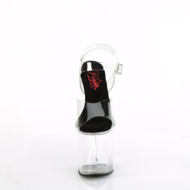 Pleaser NAUGHTY-808 Plateau Sandaletten Clear EU-38 / US-8