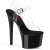Pleaser PASSION-708 Plateau Sandaletten Clear Schwarz EU-35 / US-5