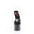 Pleaser PASSION-708 Plateau Sandaletten Clear Schwarz EU-35 / US-5