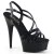 Pleaser Sandalette DELIGHT-613 Schwarz EU-35 / US-5