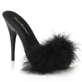 Fabulicious POISE-501F Pantoletten Schwarz EU-37 / US-7