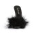 Fabulicious POISE-501F Pantoletten Schwarz EU-42 / US-12