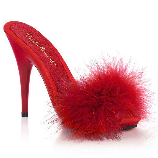 Fabulicious POISE-501F Pantoletten Rot EU-44 / US-14
