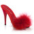 Fabulicious POISE-501F Pantoletten Rot EU-44 / US-14