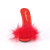Fabulicious POISE-501F Pantoletten Rot EU-44 / US-14