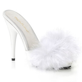 Fabulicious POISE-501F Pantoletten Weiß EU-36 / US-6