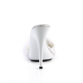Fabulicious POISE-501F Pantoletten Weiß EU-36 / US-6