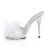 Fabulicious POISE-501F Pantoletten Weiß EU-39 / US-9