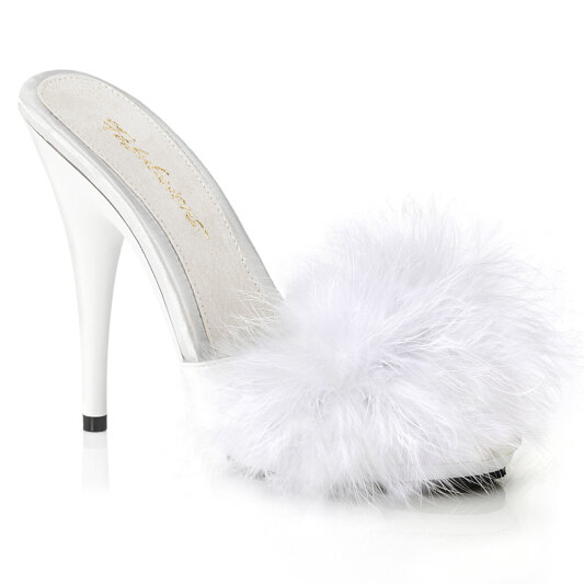 Fabulicious POISE-501F Pantoletten Weiß EU-40 / US-10