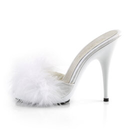 Fabulicious POISE-501F Pantoletten Weiß EU-40 / US-10