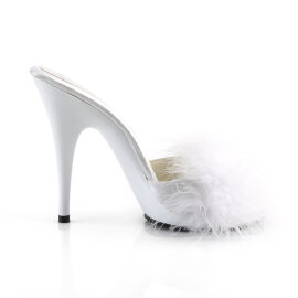 Fabulicious POISE-501F Pantoletten Weiß EU-42 / US-12
