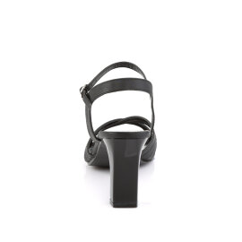 Fabulicious ROMANCE-313 Sandaletten Kunstleder Schwarz EU-38 / US-8