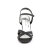 Fabulicious ROMANCE-313 Sandaletten Kunstleder Schwarz EU-43 / US-13