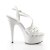 Pleaser Sandalette DELIGHT-613 Weiß EU-35 / US-5